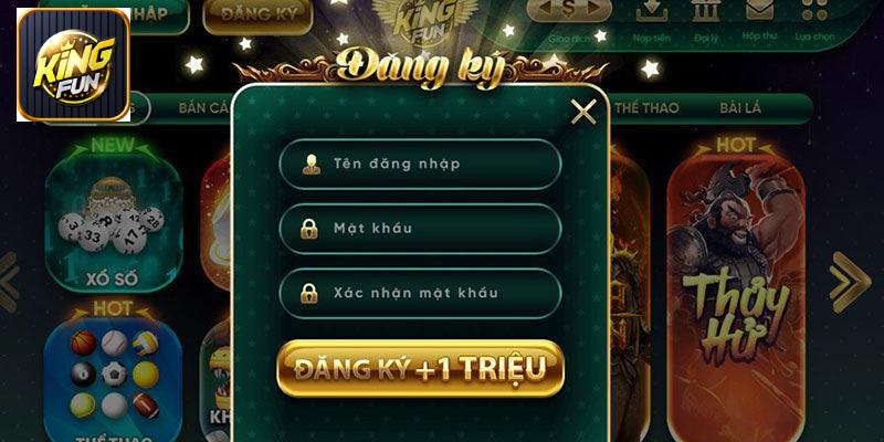 Đăng ký tài khoản chỉ với những bước đơn giản